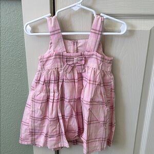 OshKosh B'gosh Pink Plaid Dress with Bow